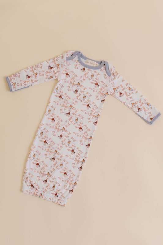 Organic Robin Sleeper Gown