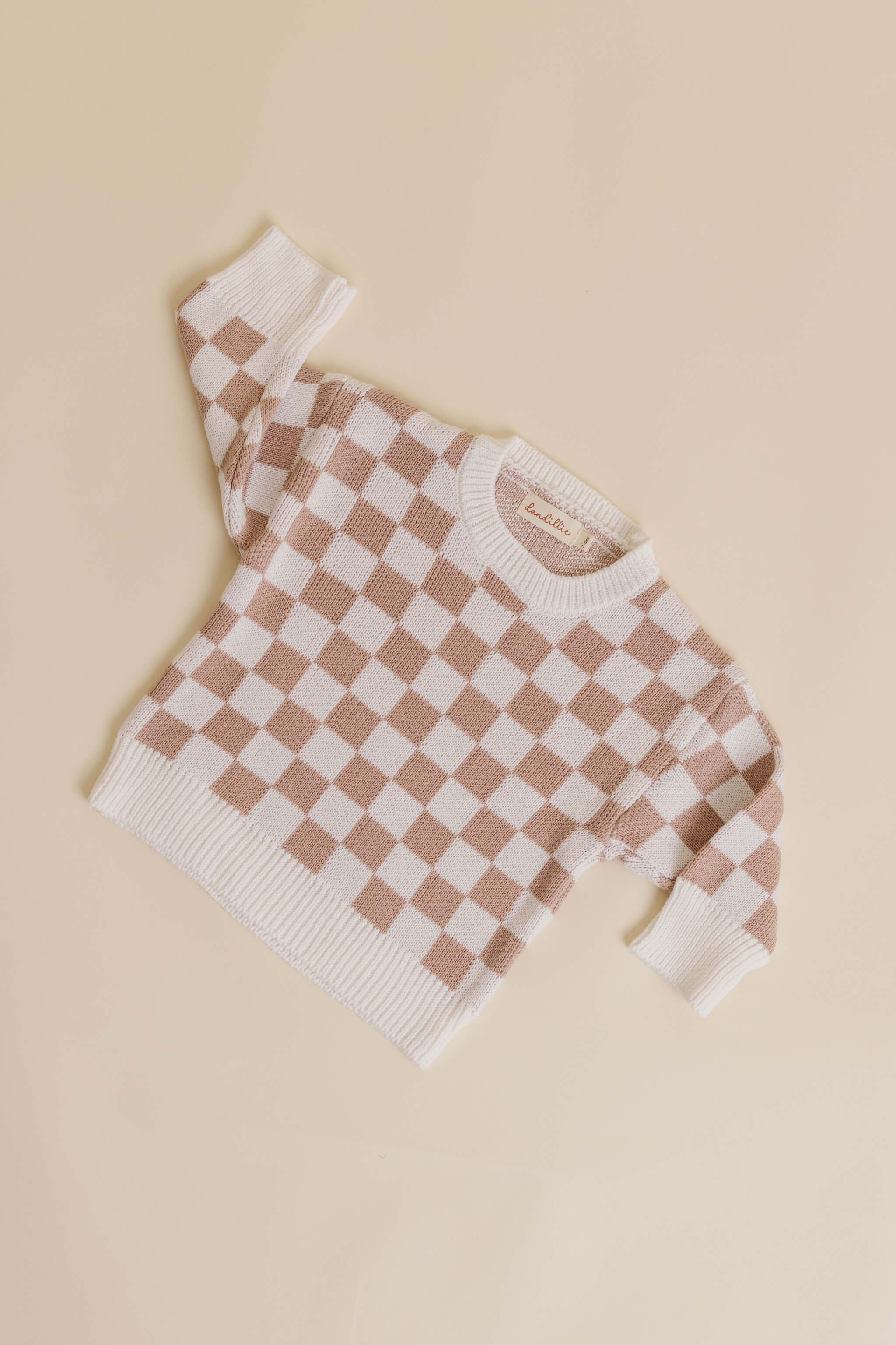Checker Knit Sweater – Dandillie