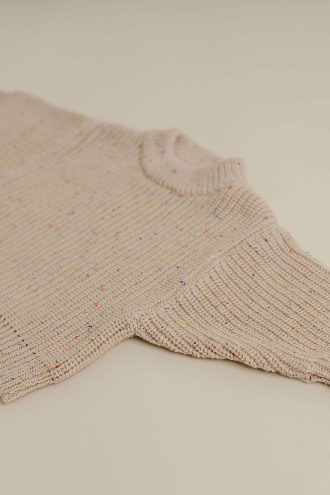 Sprinkle Knit Sweater Hazelnut Flat 6