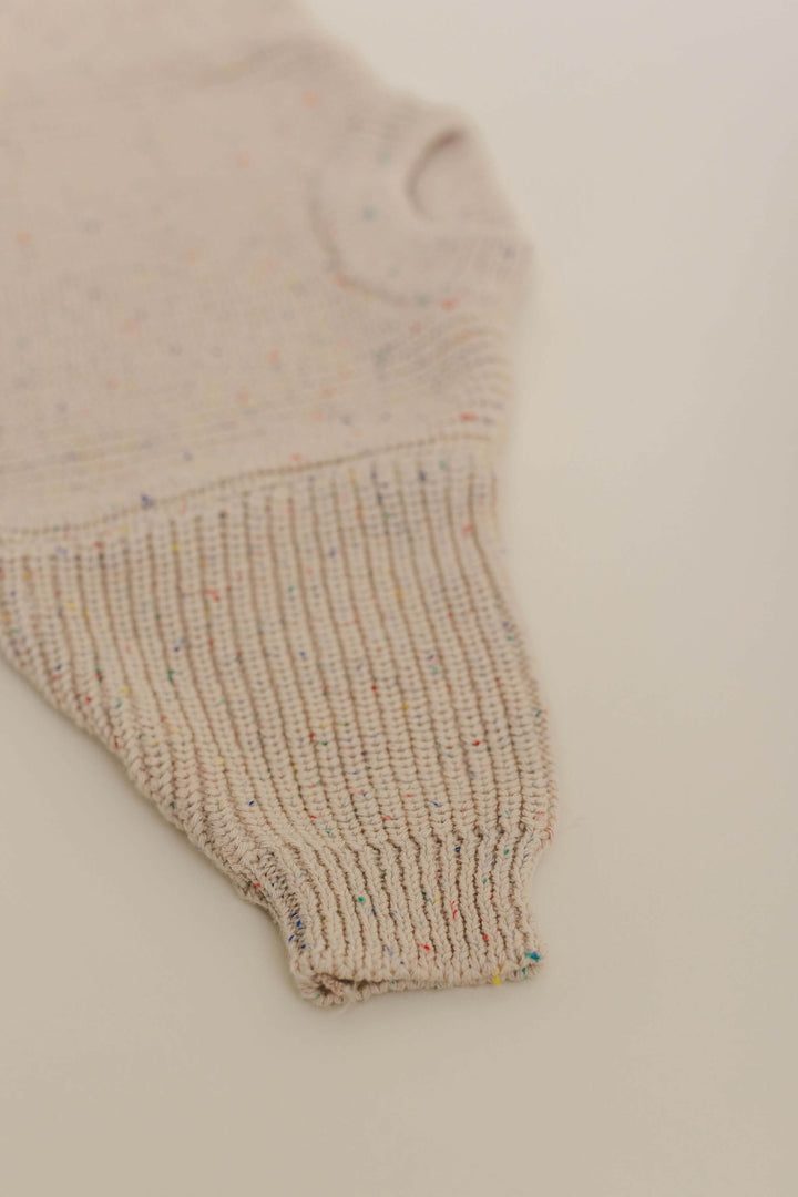 Sprinkle Knit Sweater Hazelnut Flat 7